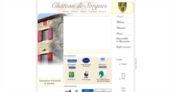 Desktop Screenshot of chateaudesorgues.fr